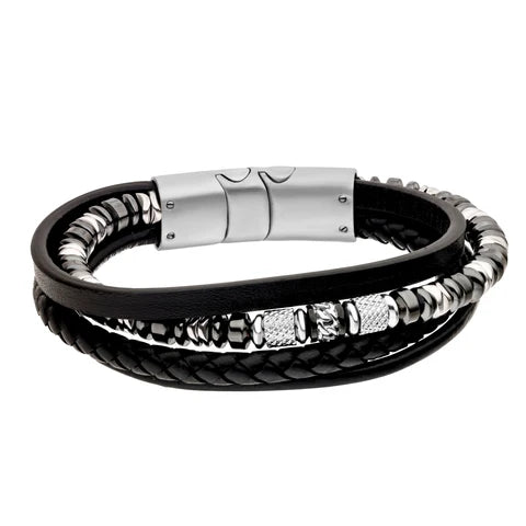 Steelwear  London Men's Leather Bracelet SW-867