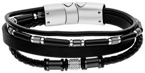 Steelwear  Sidney Men's Leather Bracelet SW-869