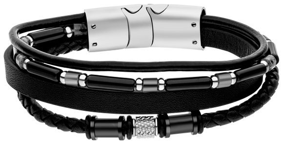 Steelwear  Sidney Men's Leather Bracelet SW-869
