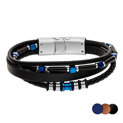 Steelwear  Sidney Men's Leather Bracelet SW-871