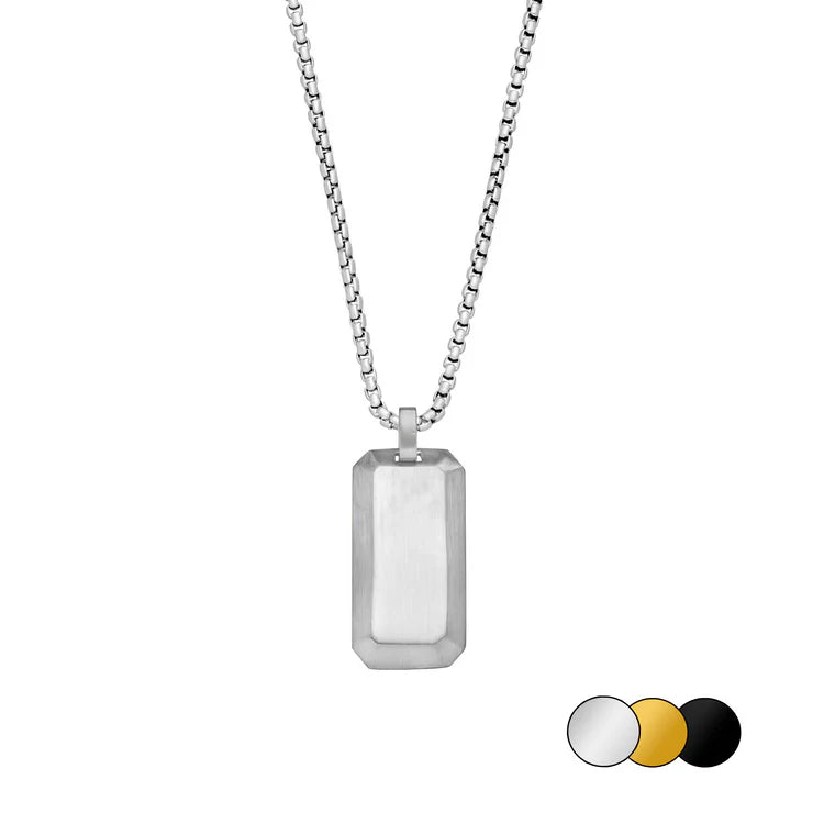 Steelwear Melbourne Steel Dog Tag Necklace SW-958