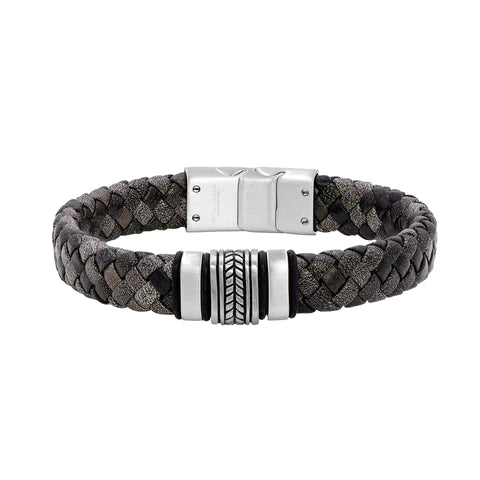 Steelwear Madrid  Men's Leather Bracelet SW-572