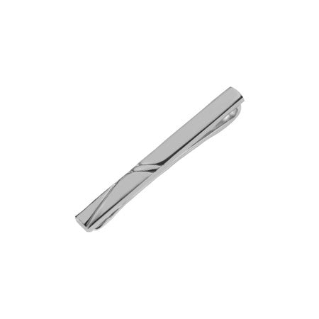 Rhodium Plated Base Metal Tie Bar TS1009