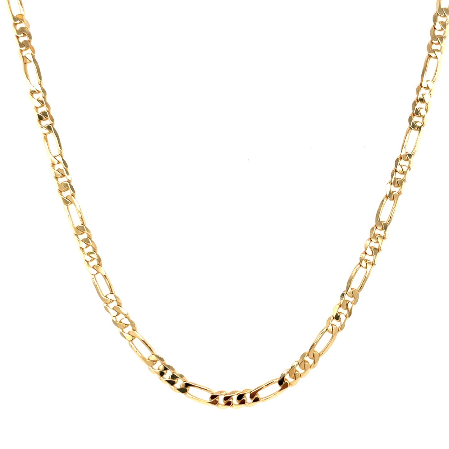 9ct Gold Figaro Chain 20 inch GC727