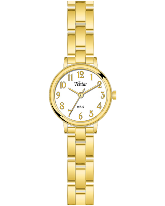 Telstar Women's Full Figure Bracelet Watch Gold W1096 BYX