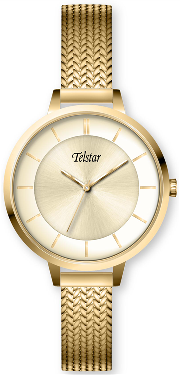 Telstar Ladies' Gold Mesh Bracelet Watch W1099 MGC