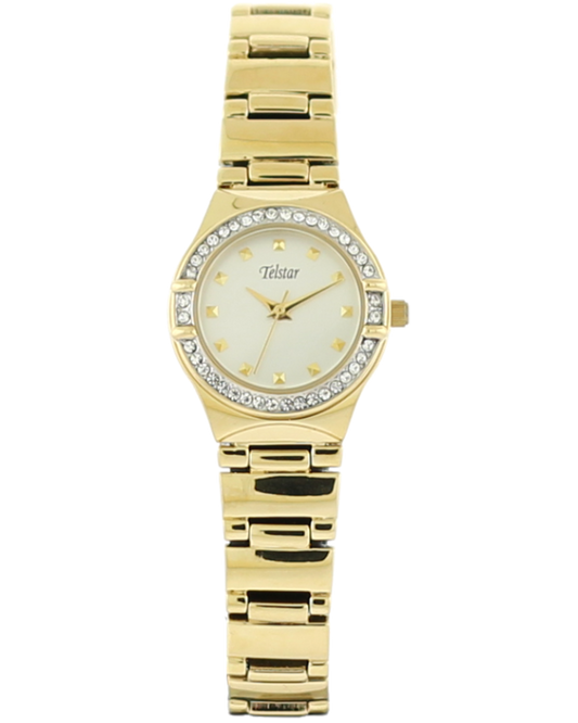 Telstar Women's Manhattan Crystal Bracelet Watch Gold W1102 BGS
