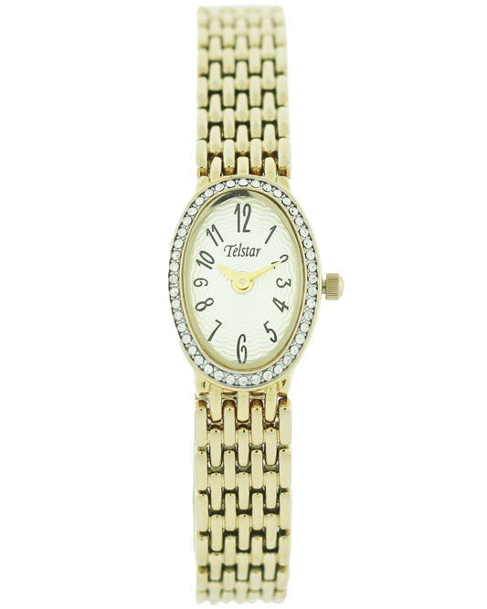 Telstar Women's Paris Oval Bracelet Watch Gold W1104 BYW