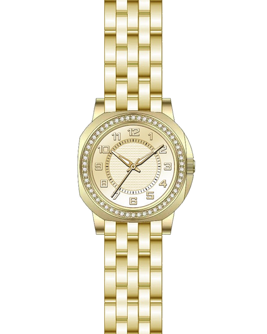 Telstar Women's Paris Round Bracelet Watch Gold W1106 BYC