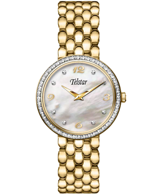 Telstar Women's Paris Crystal Bracelet Watch Gold W1107 BYM