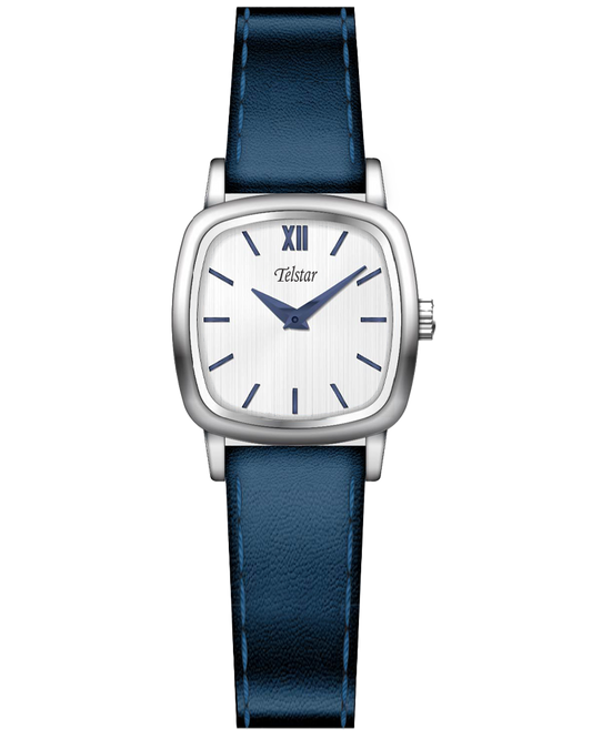 Telstar Women's Paris Silver Blue Strap Watch W111 LSW
