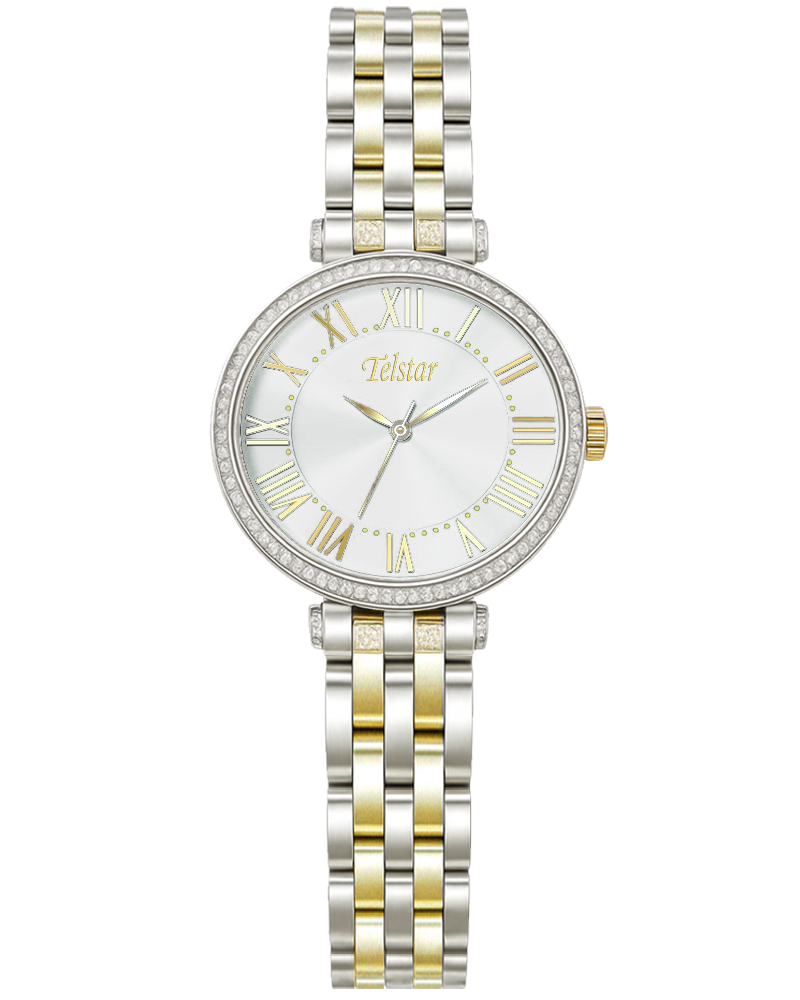 Telstar Ladies' Manhattan Two-tone Bracelet Watch W1112 BXW