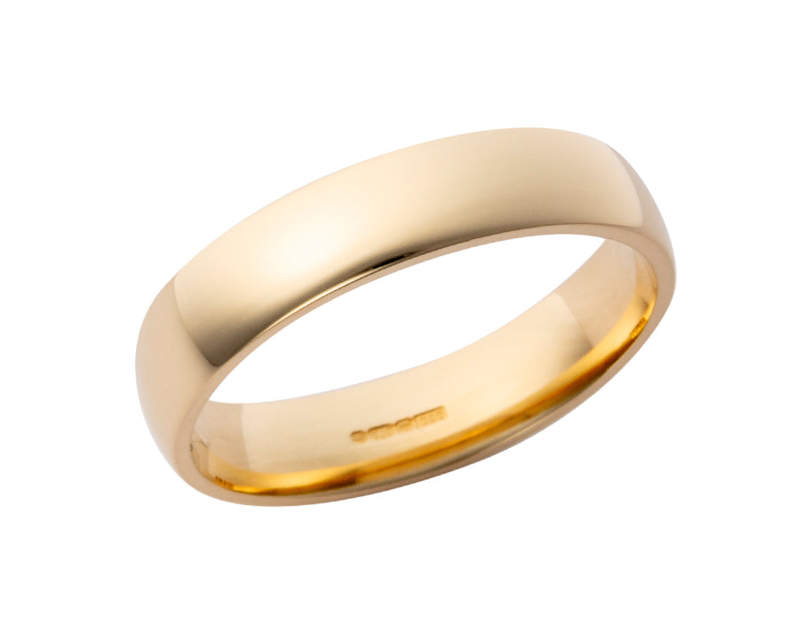 Men's 5mm Blended Court Wedding Band W41BC