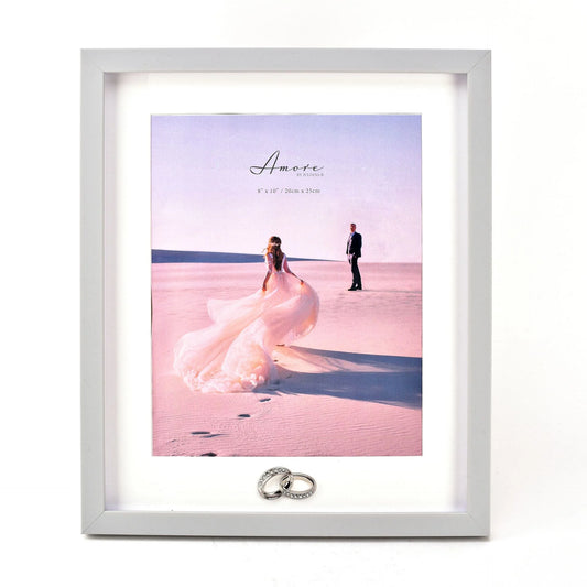 Amore Wedding Frame with Rings 8 x 10 WG14480