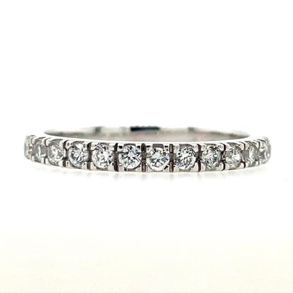 9ct Gold 2.2mm CZ Claw-set Eternity Ring WRA046