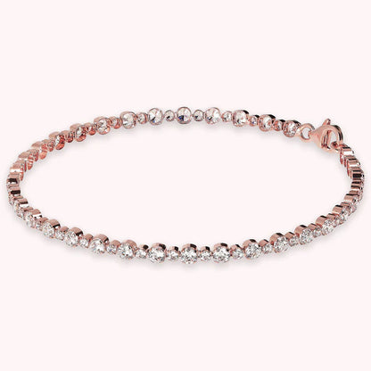 Bronzeallure Mixed Tennis Bracelet with Cubic Zirconia WSBZ00943.LG.WR