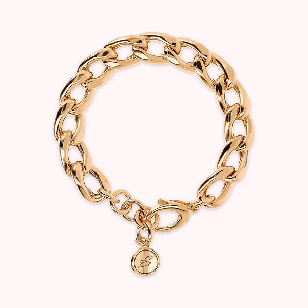 Bronzeallure Golden Curb Chain Maxi Bracelet WSBZ01775Y.Y