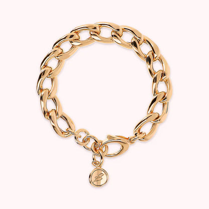Bronzeallure Golden Curb Chain Maxi Bracelet WSBZ01775Y.Y