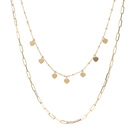 Bronzeallure Multistrand Golden Necklace WSBZ01782.Y.Y