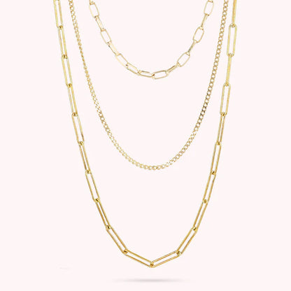 Bronzeallure Multistrand Golden Necklace WSBZ01965Y.Y