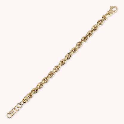 Bronzeallure Golden Rope Chain Bracelet WSBZ02187Y.YG