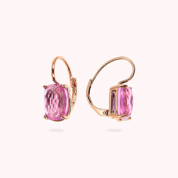 Bronzeallure Pendant Earrings with Prism Gem Mosaic Cut WSBZ02289.KU