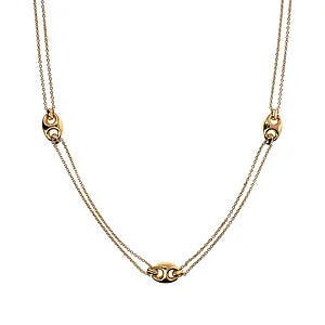 Bronzeallure Shiny Marine Links Necklace WSBZ02402Y.YG