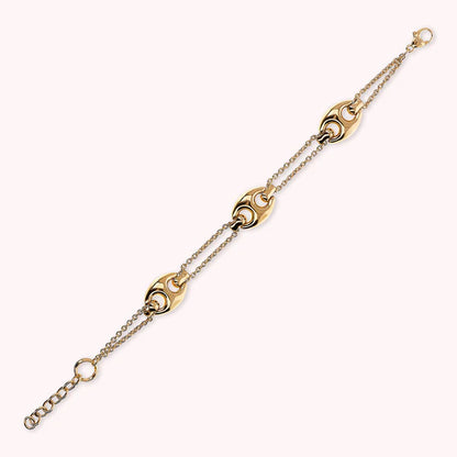 Bronzeallure Shiny Marine Links Bracelet WSBZ02403Y.YG