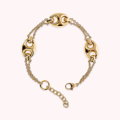 Bronzeallure Shiny Marine Links Bracelet WSBZ02403Y.YG