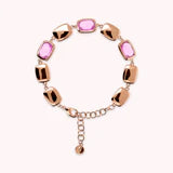 Bronzeallure Bracelet with Shiny Nuggets and Baguette Gem Prism WSBZ02436.KU
