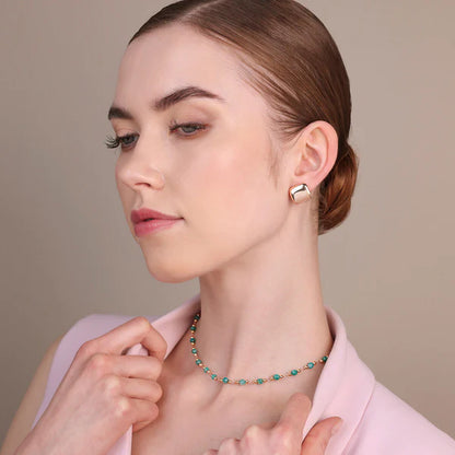 Bronzeallure Shiny Square Earrings WSBZ02453.R
