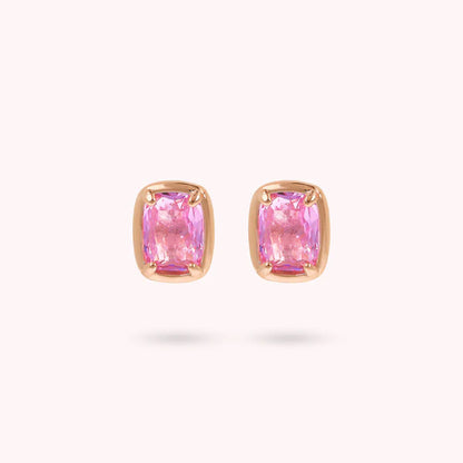 Bronzeallure Stud Earrings with Baguette Gem Prism WSBZ02464.KU