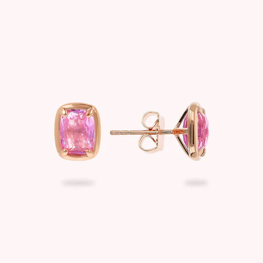 Bronzeallure Stud Earrings with Baguette Gem Prism WSBZ02464.KU