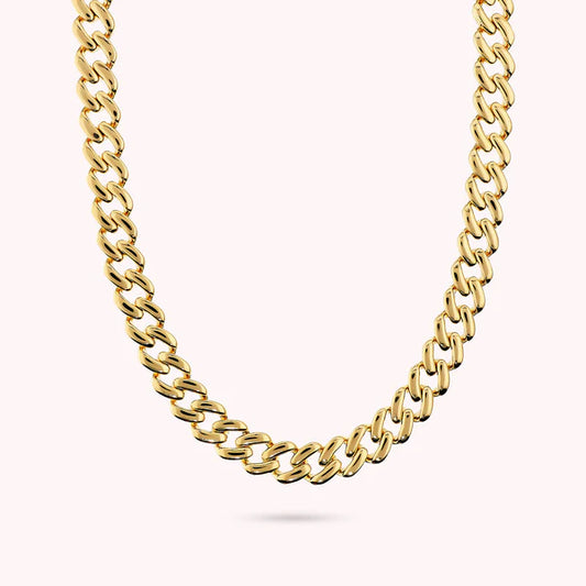 Bronzeallure Golden Shiny Chain Necklace WSBZ02476Y.YG
