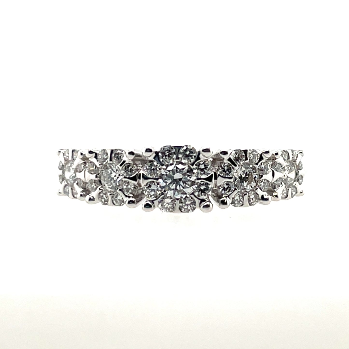 18ct White Gold Diamond 0.48ct Eternity Ring X110