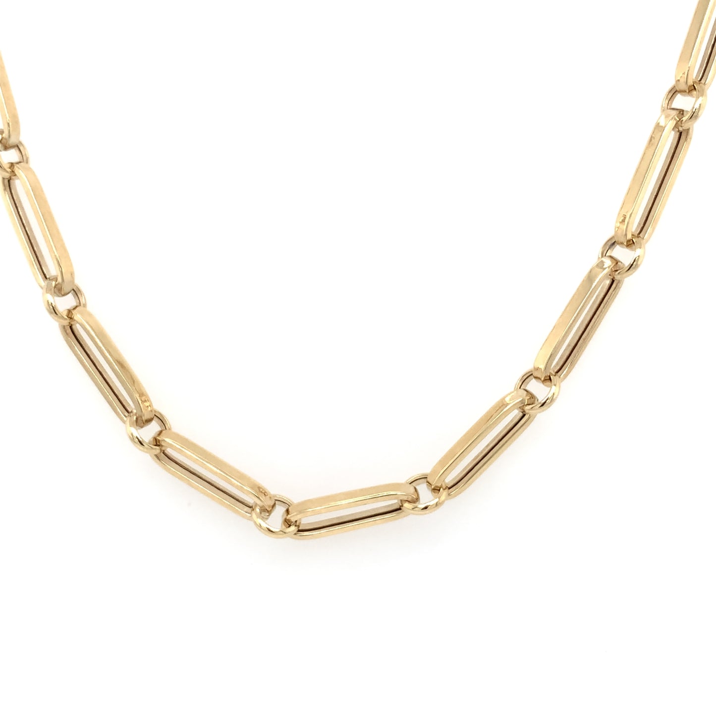 9ct Gold Paperlink Necklet GN175