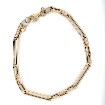 9ct Gold Paperlink  Bracelet GB414