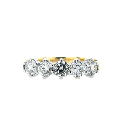 18ct Gold Diamond 1.00ct Eternity Ring X7/10