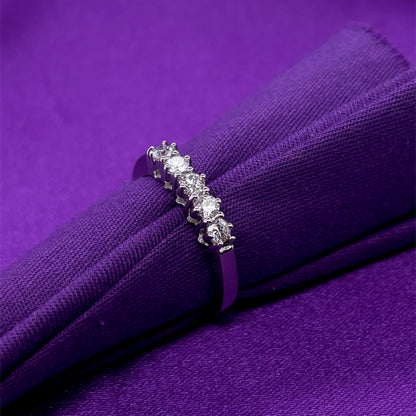 18ct White Gold Diamond 0.40ct Eternity Ring X7/13