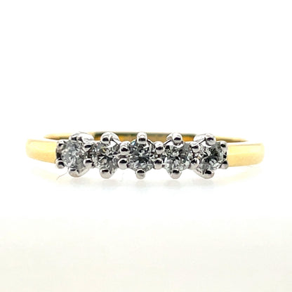 18ct Gold Diamond 0.30ct Eternity Ring X7/31