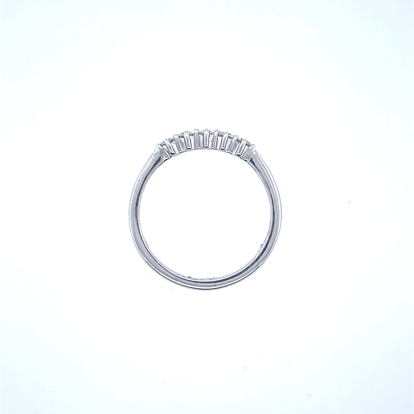 18ct White Gold Diamond 0.30ct Eternity Ring X8/10