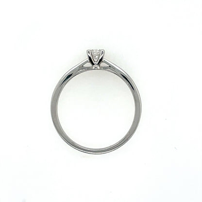 18ct White Gold Diamond Classic Solitaire Ring Z11/21