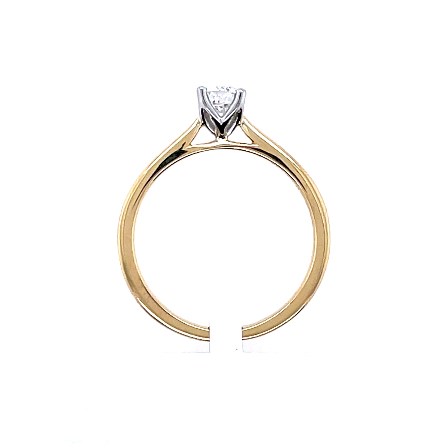18ct Gold 0.52ct Natural Diamond Classic Solitaire Ring Z244