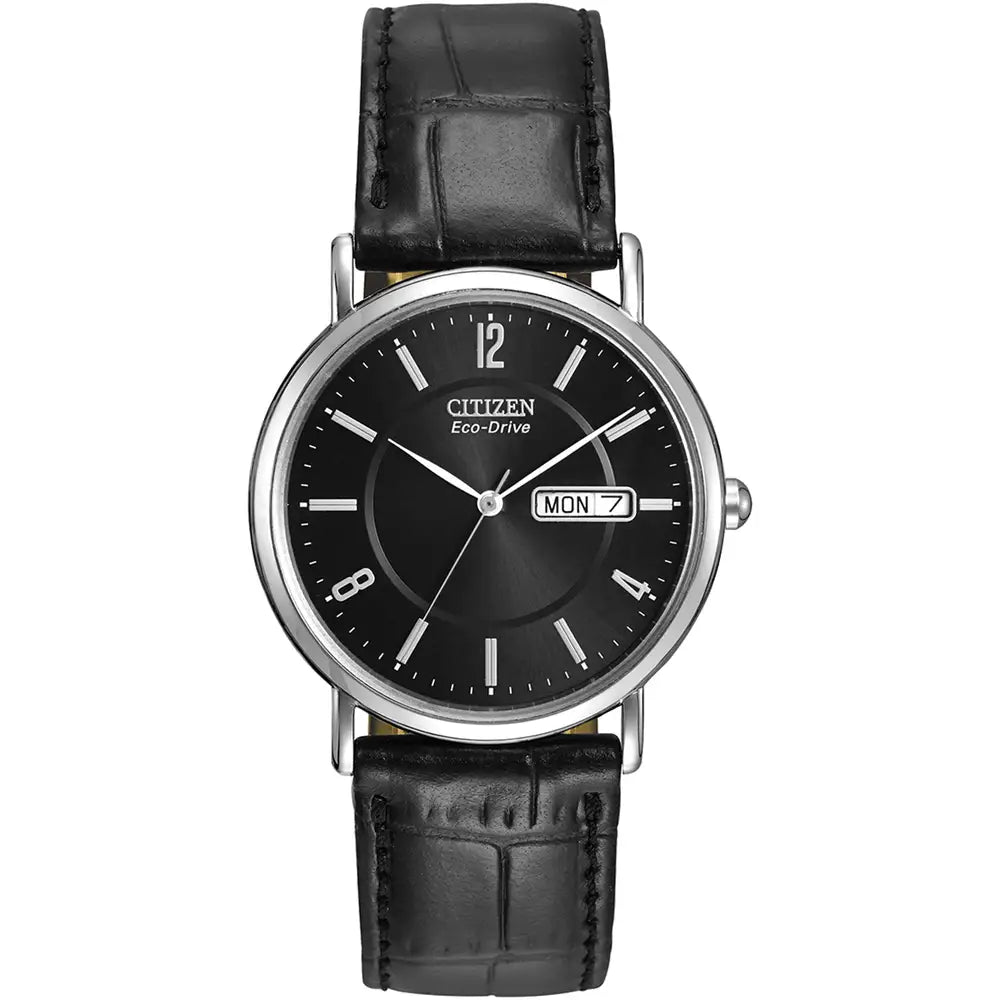 CITIZEN CLASSIC DAY-DATE STRAP WATCH BM8240-03E