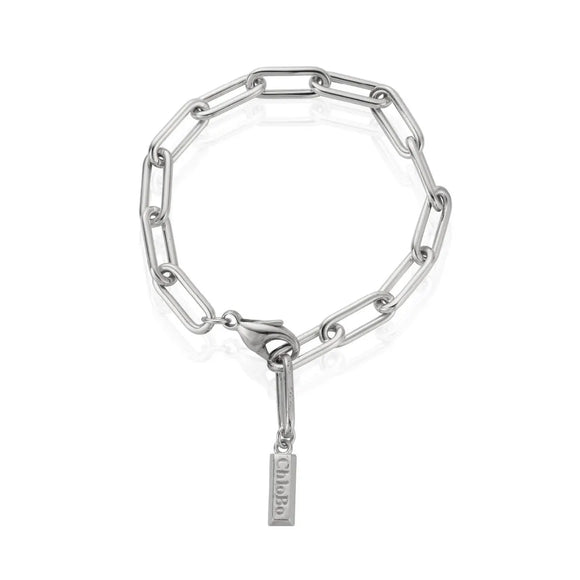 ChloBo Sterling Silver Medium Link Bracelet