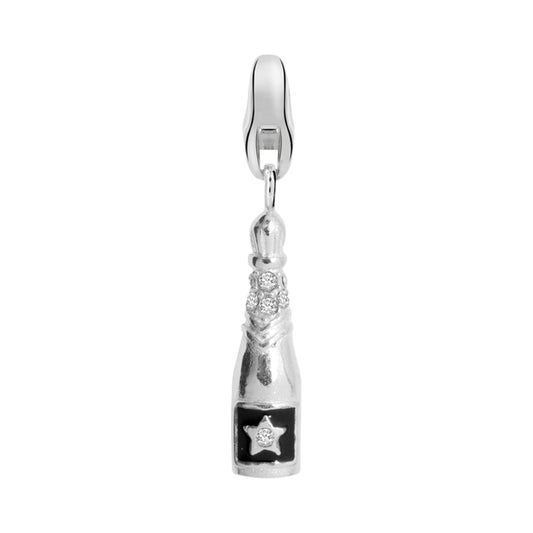 Dream Charms Silver Champagne Charm DC-272