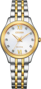 Citizen Women's Silhouette Diamond Eco-Drive Watch EM1014-50A