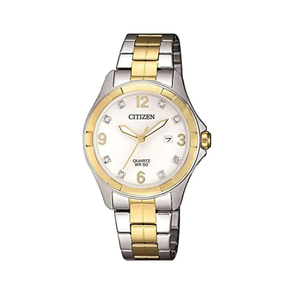 Citizen Women's Quartz Crystal Bracelet Watch EU6084-57A