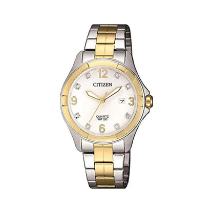 Citizen Women's Quartz Crystal Bracelet Watch EU6084-57A