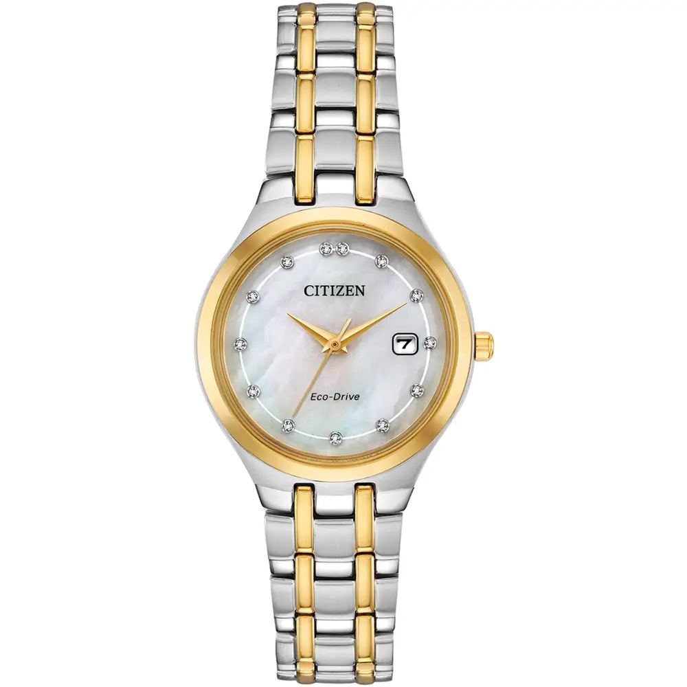 Citizen Women's Silhouette Diamond Eco-Drive Watch EW2488-57D